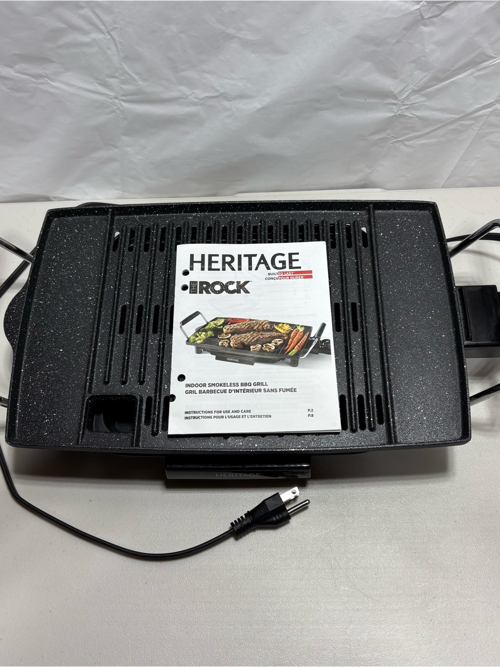 Heritage The Rock Indoor Smokeless BBQ Grill